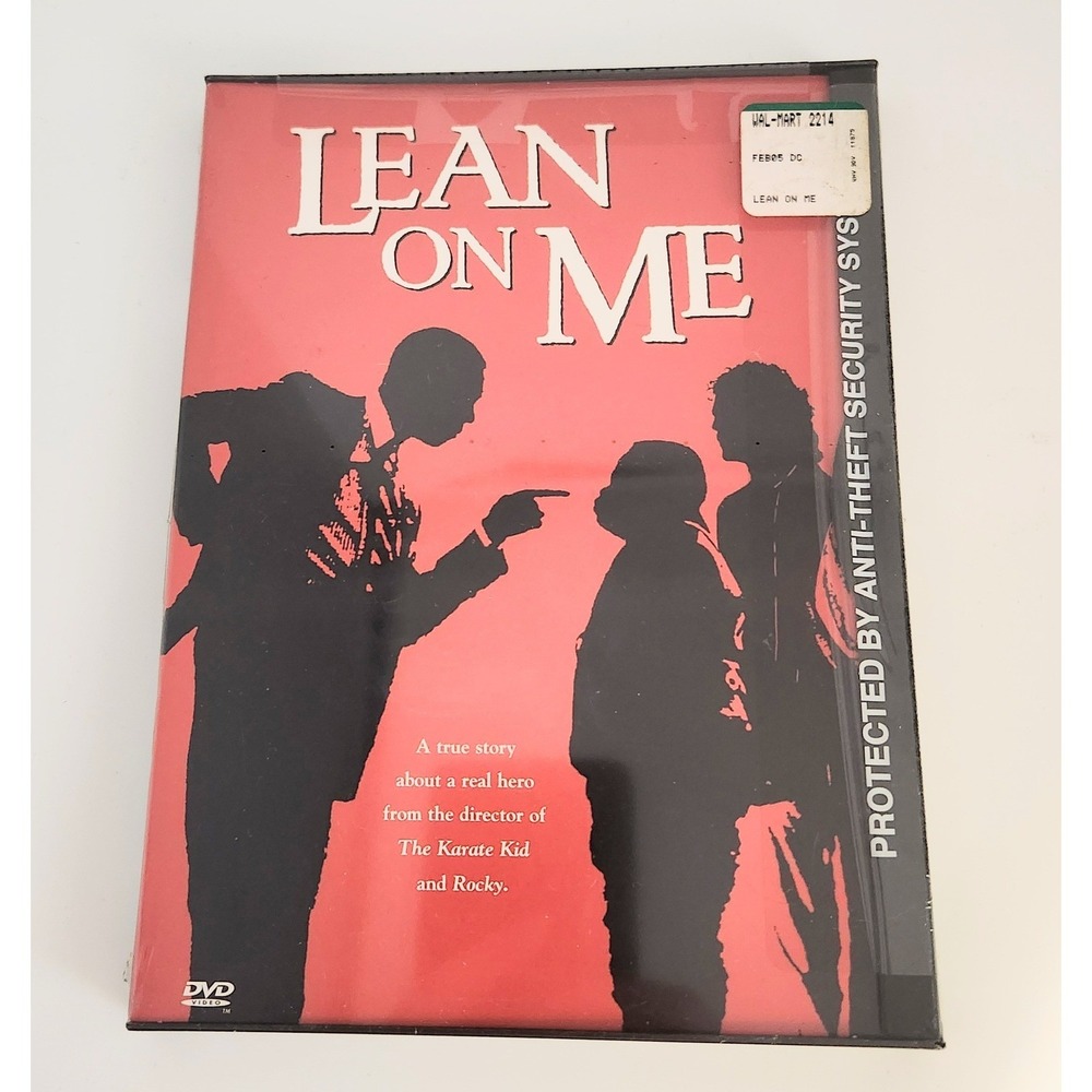 Warner Bros Lean on Me‎ DVD Morgan Freeman Drama True Story Inspiring Education
